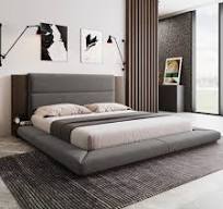 Amazon.com: XD Designs Moderna cama tapizada tamaño King con ...