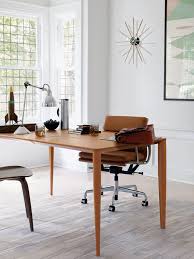 Vella Leather Desk Design Within Reach Desk Design Leather Desk Interior