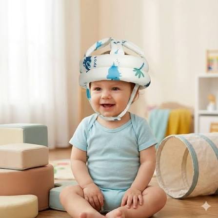 Casco Antigolpes LOVE para Bebé - Protector de Cabeza Regulable (2748