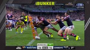 Cowboys' kyle feldt is tackled by corey parker and darius boyd of the broncos. Kyle Feldt Has Scored Another Almost Impossible Try Triple M
