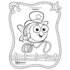 Photo goldfish coloring page pages kids fish. Coloring Pages For Goldfish Swim School On Behance