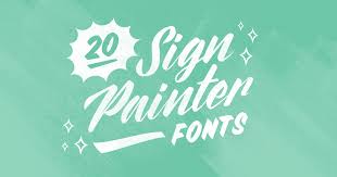 20 Sign Painter Fonts To Create Labels Signs And Cards Creative Market Blog
