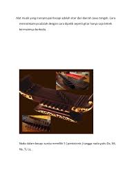 Alat musik merupakan suatu instrumen yang. Alat Musik Yang Menyerupai Kecapi Adalah Siter Dari Daerah Jawa Tengah