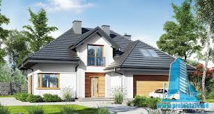 Materiale constructii si amenajari » hale metalice, structuri metalice si containere. Proiect De Casa Cu Parter Si Mansarda 312 0m2 Cu Terasa De Vara Si Garaj Pentru Un Automobil Din Piatra De Calcar 100988 House Styles Mansions House