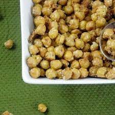 Garlic Parmesan Roasted Chickpea Snack And More Of The Best Healthy Christmas Recipes On Mynaturalfamily Com Christmas Recipe Recipes Snacks Food