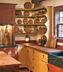 8 Ways To Design A Kitchen For An Early House Primitive Kitchen Cabinets Rustic Kitchen Primitive Kitchen
