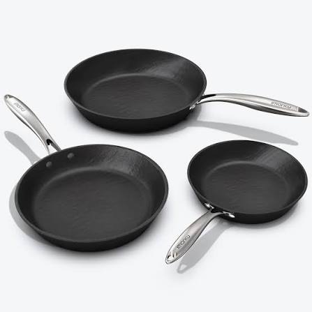 Aluminum Non-Toxic Cookware 3-Piece Non Stick Pans for Induction