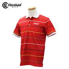 Dunlop Cleveland Golf Wear Short Sleeves Shirt Polo Shirt Sweat Perspiration Fast Dry Spring And Summer Model Cgp2914a