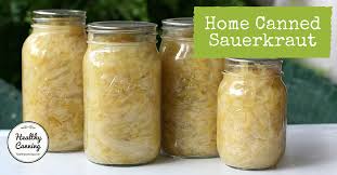 Home Canned Sauerkraut