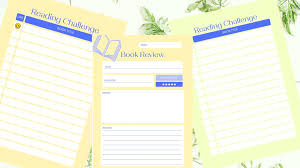 Printable Reading Log & Book Review - DIY Thought