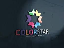 Color Star Logo Star Logo Design Star Logo Colour Star