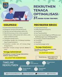 Kominfo buka lowongan kerja terbaru juni 2021 untuk lulusan d3, cek syarat dan cara daftarnya! Dinas Kesehatan Kota Depok