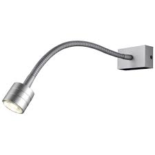 Ived Goose Led Grey Silver 1 Light Source Wall Light In 2021 Led Wall Lights Wall Lights Reading Light