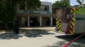 Free wifi is offered to guests, and rooms at runway hotel offer a flat screen tv and air conditioning. Firefighter Two Others Hospitalized Due To Blaze At Miami Springs Motel Cbs Miami