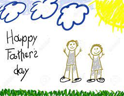 This father's day, kids can create a portrait of their dad using this free printable drawing prompt! Happy Father S Day Child Drawing Stock Photo Picture And Royalty Free Image Image 3057211