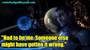 You can quote someone like this: 100 Mass Effect Quotes That Makes It The Best Rpg Game Comic Books Beyond