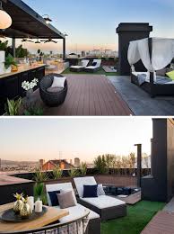 A diy outdoor kitchen with a kitchen island can be customized to fit any space. This Apartment In Barcelona Was Completed With A Rooftop Entertaining Space