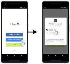 To check how the sso authentication works, sign out of your g suite account and start a new browser session. Android Google Sso Using Google Single Sign On For Registering A New Route4me Account And Signing In On Route4me S Android Route Planner Route Planning Support