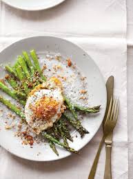 Fried Eggs With Asparagus Pancetta Bread Crumbs Williams Sonoma Taste Food Eat Veggies Recipes