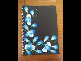 Diy Simple Easy Decorative Border Design For Project File One Stroke Painting 230 Youtube Border Design Colorful Borders Design Cool Art Drawings