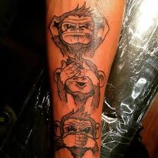 Pin On Hear No Evil See No Evil Speak No Evil Tattoos