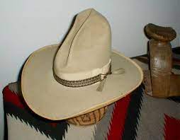 One Of My Antique Stetson Cowboy Hats Circa 1920 S 30 S Stetson Cowboy Hats Cowboy Hats Hats For Men