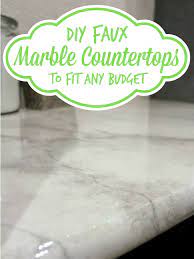 If you want to watch the project play out in a more visual form, click here to watch my instagram stories with all the details and a closer look at the process! Remodelaholic 30 Diy Faux Marble Countertops
