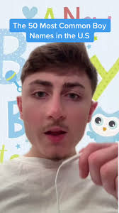 50 Most Common Boys Names