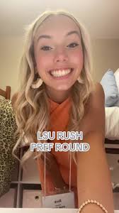 LSU rush PREF ROUND🤍!!! #lsu #lsurush #rushtok #geauxgreek