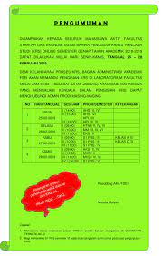 Sistem informasi akademik solusi terbaik universitas. Pengisian Krs Akademik Kemahasiswaan Iain Ternate Facebook