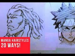 But i don´t know how to draw a pony from the side. 20 Ways Drawing Manga Comic Hairstyles Youtube