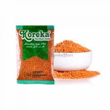 Pertumbuhan biji benih (kacang hijau). Koreka Moong Dhall Kacang Hijau