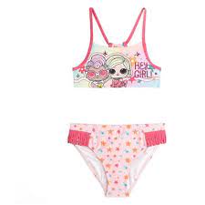 Maillot de bain 2 pièces pour fille de 2 à 6 ans. Maillot De Bain 2 Pieces Fille Lol Pas Cher A Prix Auchan