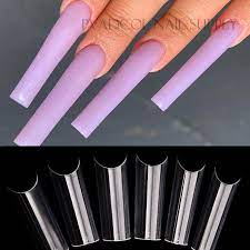 That said, we've come a. 500 Pcs Bag Extra Long Straight Square False Nail C Curved Half Cover Acrylic Salon Nail Art Tips Tools False Nails Aliexpress