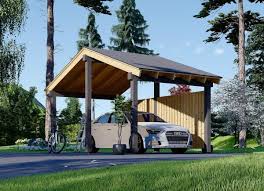 Dachschindeln aus bitumen sind in unterschiedlichen. Carports Aus Holz Kaufen Sie Einen Robusten Holz Carport