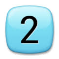 Separately, these characters are rendered as # and ⃣. 2 Keycap Digit Two Emoji