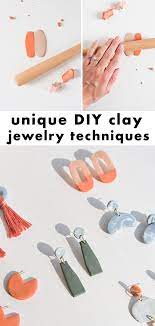 How To Make Clay Earrings Cool Diy Clay Jewelry Techniques Recipe Clay Jewelry Diy Polymer Clay Jewelry Diy Diy Clay Earrings