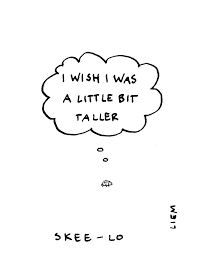 I Wish I Was A Little Bit Taller Skee Lo 365 Songs 145 I Wish Songs I Tunes Lyrics Art