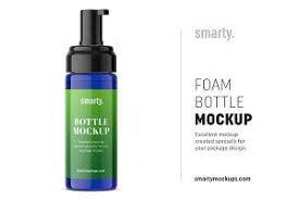 Free Mockups Foam Bottle Mockup Cobalt Psd Mockup Psd Design Bottle Mockup Cosmetic Bottles Bottle