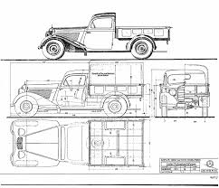 Mercedes Benz 170v Pickup W136 Blueprint Download Free Blueprint For 3d Modeling Truck Design Mercedes Benz Blueprints