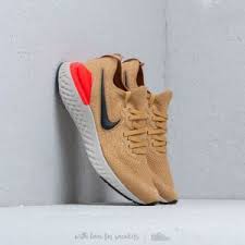 Nike Epic React Flyknit 2 Club Gold Black Red Orbit Metallic Gold Nike Sneakers Nike Black And Red