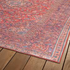 This rug sports a green color and is handmade. Kaleen Boho Patio Boh03 99 Coral Area Rug Carpetmart Com