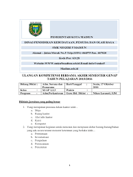 Maybe you would like to learn more about one of these? Soal Sarpras Pdf