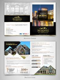 Make the pictures pop with a dark background. Modern Feminine Real Estate Brochure Design For Mcdowell Homes Real Estate Services By Sd Webcreation Design 18076821
