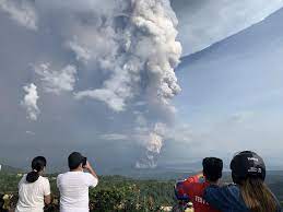 Taal volcano eruption forces thousands to seek safer ground in the philippines. Taal Volcano Erupts In Philippines Causing Thousands To Flee Npr