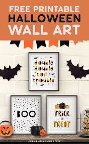 Free Printable Halloween Wall Art Modern Prints For Your Halloween Decor Halloween Printables Free Halloween Wall Art Halloween Wall Decor