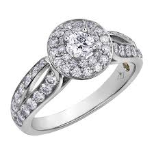 Northern Star 18ct White Gold Double Halo And Fancy Shoulders 1 00 Carat Diamond Ring Best Engagement Rings White Gold Rings Diamond Bands