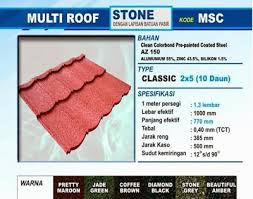 Multiroof juga mempunyai warna yang beragam dan warna itu tidak mudah pudar. Jual Genteng Metal Multi Roof Cv Bangun Tujuh Cahaya