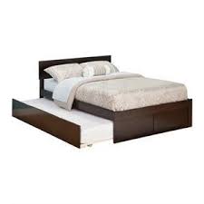 Atlantic Furniture Orlando Platform Bed And Trundle Set In Espresso Trundle Bed Bed Atlantic Furniture