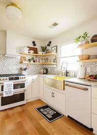 Touch device users, explore by touch or with swipe gestures. Modern Timeless Organic Kitchen Reveal It S Finally Here White Modern Kitchen Eclectic Kitchen White Kitchen Remodeling
